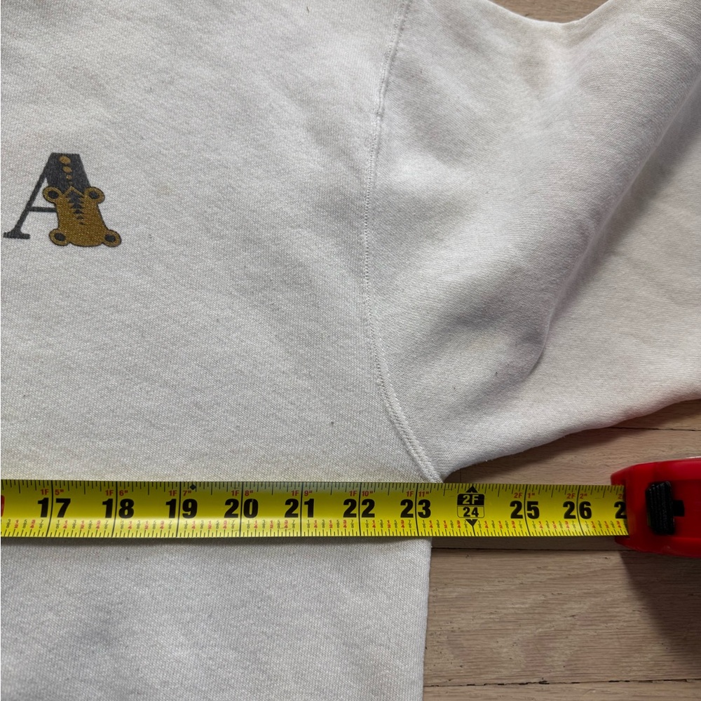 Fruit of the Loom vintage 90s Alaska Gold Country Prospector Sweatshirt Cream - Picture 6 of 10